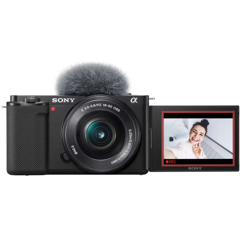 Sony ZV-E10 Interchangeable-Lens Camera for Vlogging with 16-50mm Lens