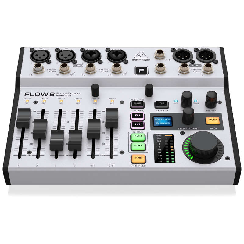 Behringer FLOW 8 8-input Digital Mixer with Bluetooth