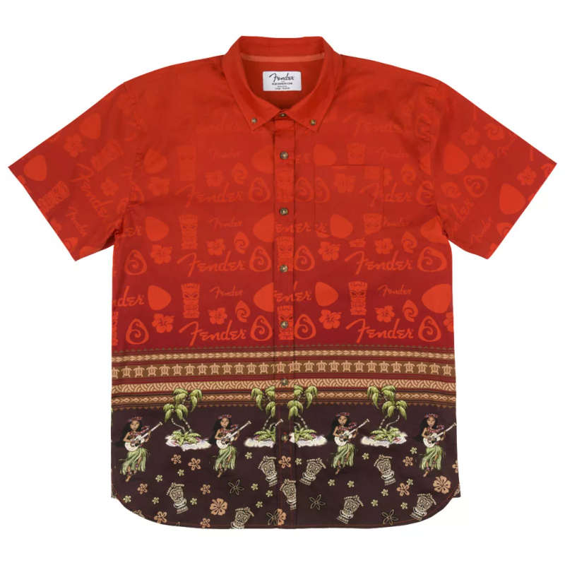 Fender The Hawaiian Button Up Shirt - XX Large