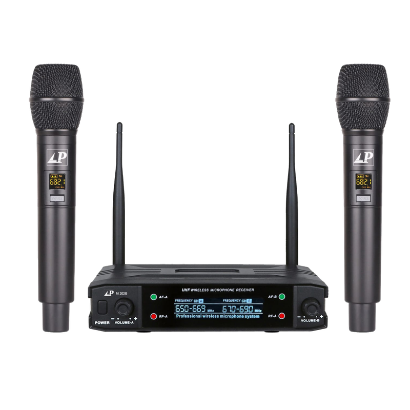 Lane M202 Dual CH Wireless Mic Set UFH