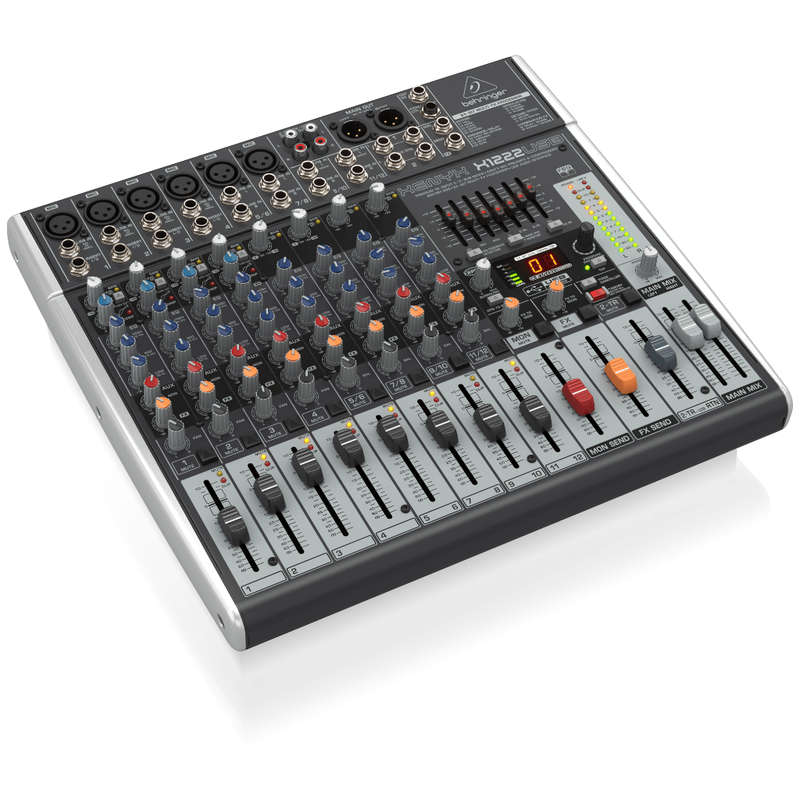 Behringer Xenyx X1222USB Mixer with USB and Effects