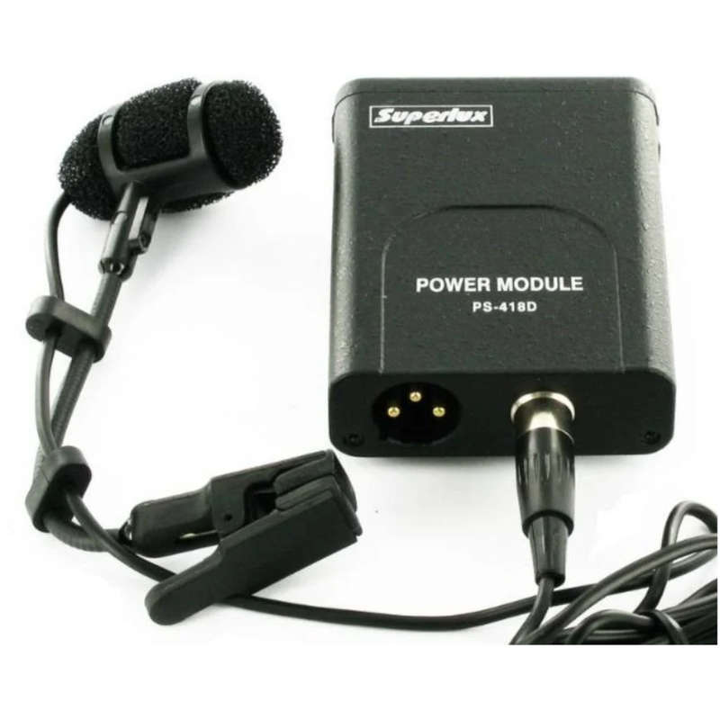 Superlux PRA383DXLR Clip-on Gooseneck Instrument Microphone