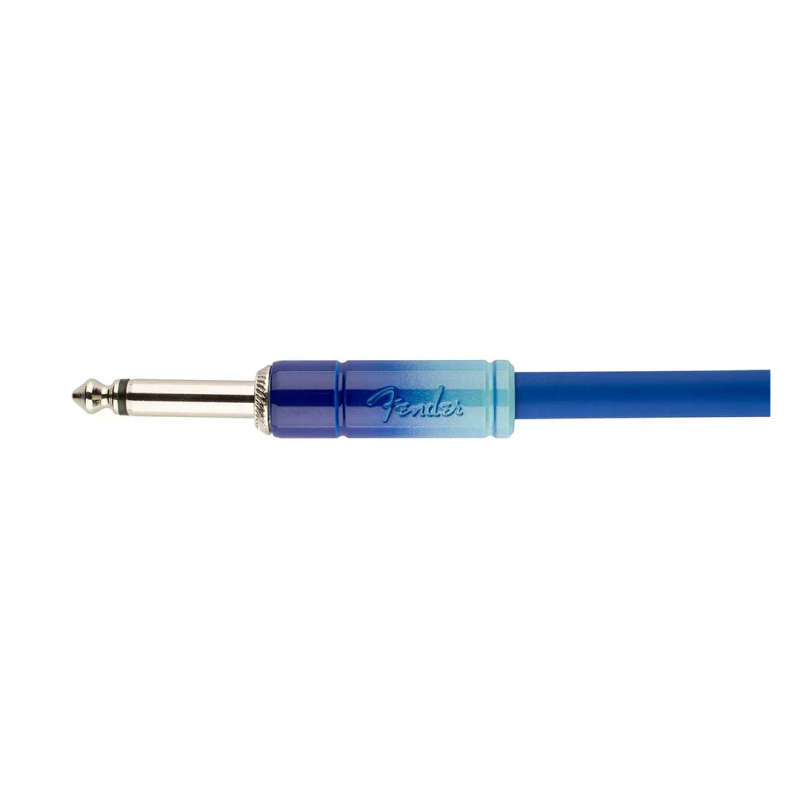 Fender Ombré Instrument Cable, Straight/Straight, 10', Belair Blue