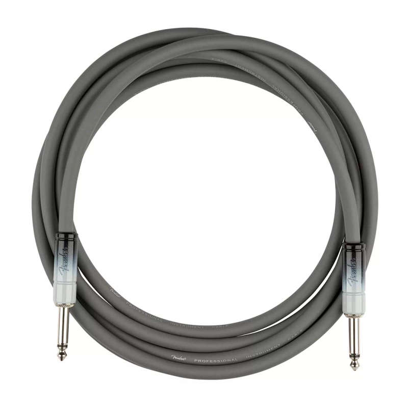Fender Ombré Instrument Cable, Straight/Straight, 10', Silver Smoke