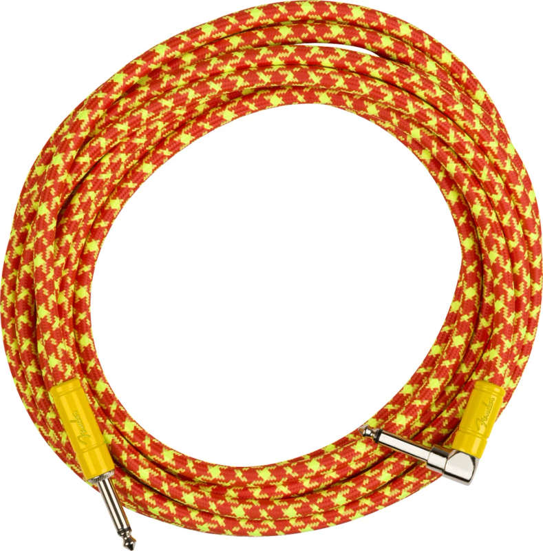 Fender MonoNeon Instrument Cable, 18.6', Orange