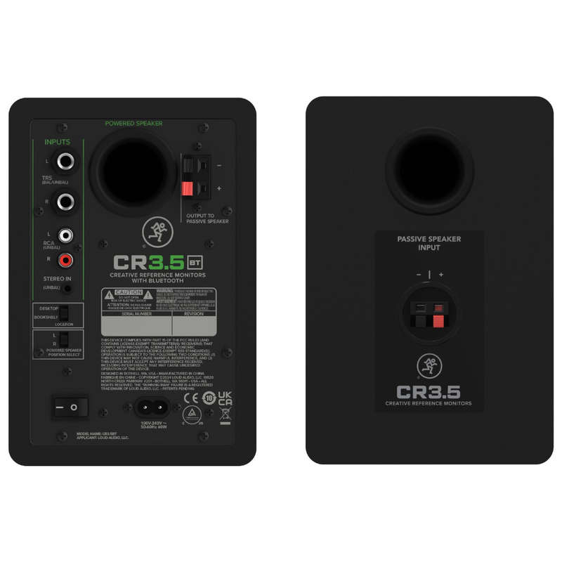 Mackie CR3.5BT 3.5-inch Powered Bluetooth Studio Monitors