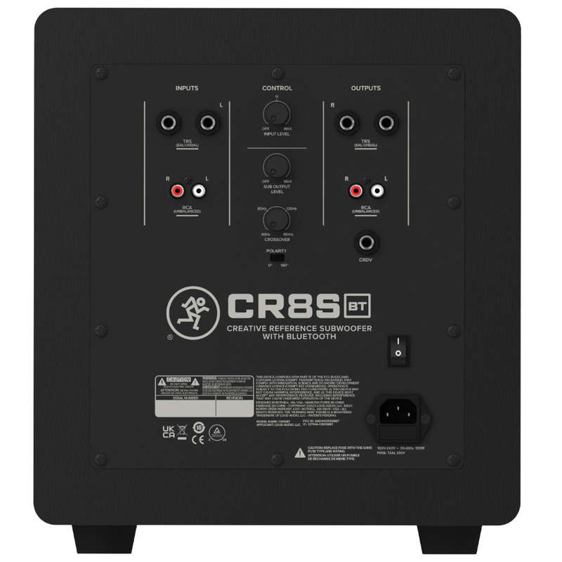 Mackie CR8SBT 8-inch Powered Bluetooth Subwoofer