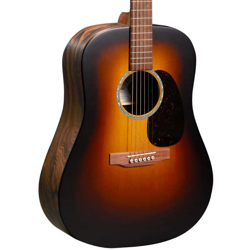 Martin D-X2E Dreadnought Acoustic-electric Guitar - Ziricote Burst
