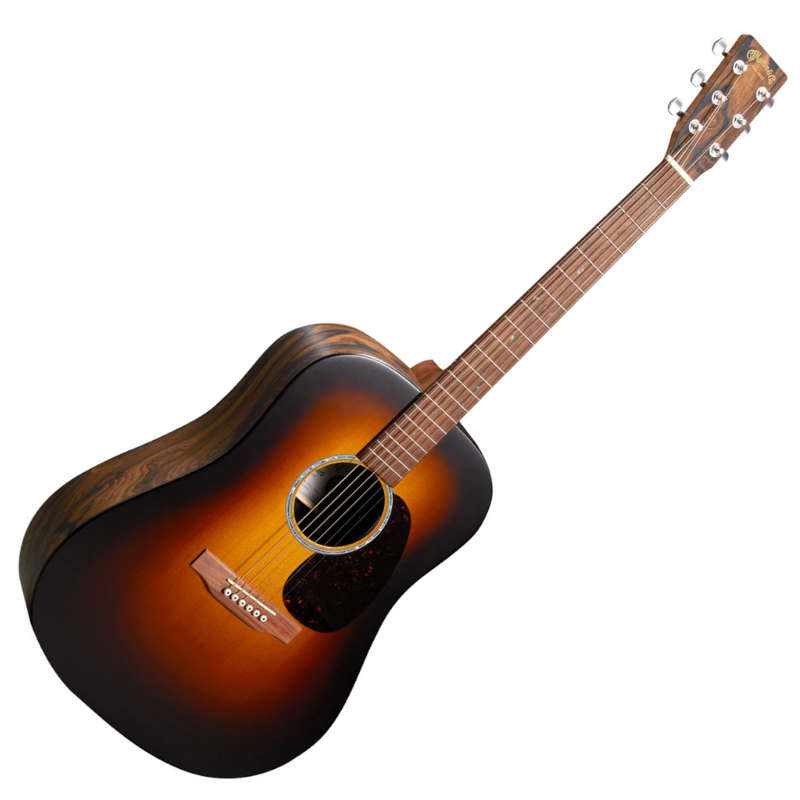 Martin D-X2E Dreadnought Acoustic-electric Guitar - Ziricote Burst