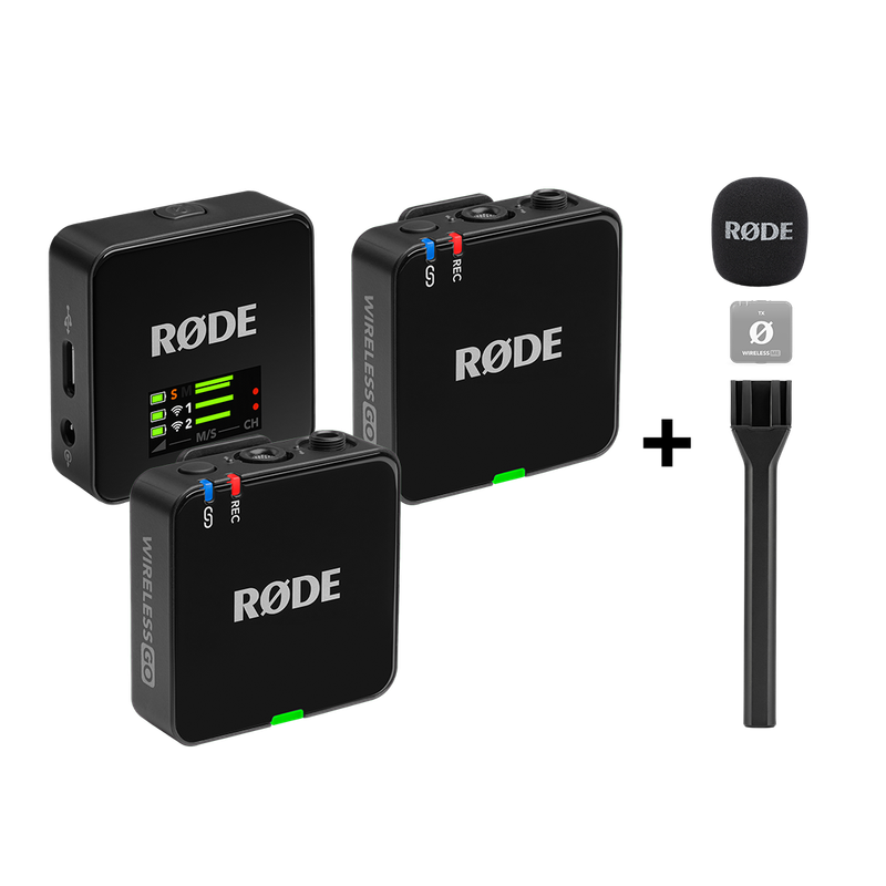 RØDE Wireless GO (Gen 3) - 2-Person Compact Wireless Microphone System (+ Free Gift)