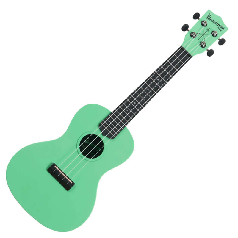 Kala Waterman Series Concert Ukulele - Sea Foam Green