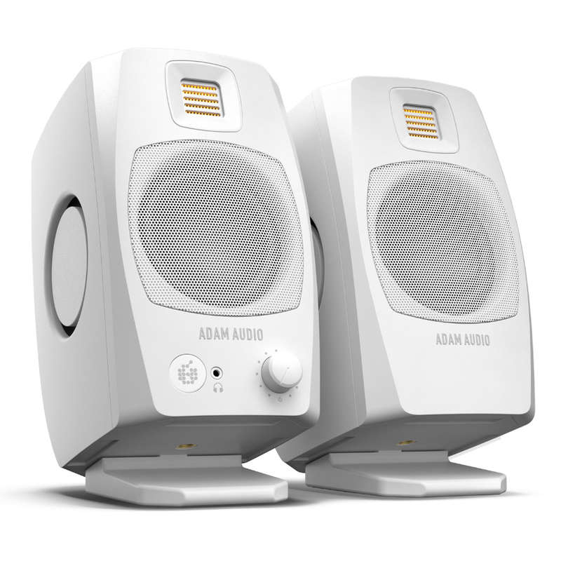 ADAM Audio D3V 3.5-inch Powered Studio Monitor Pair - White