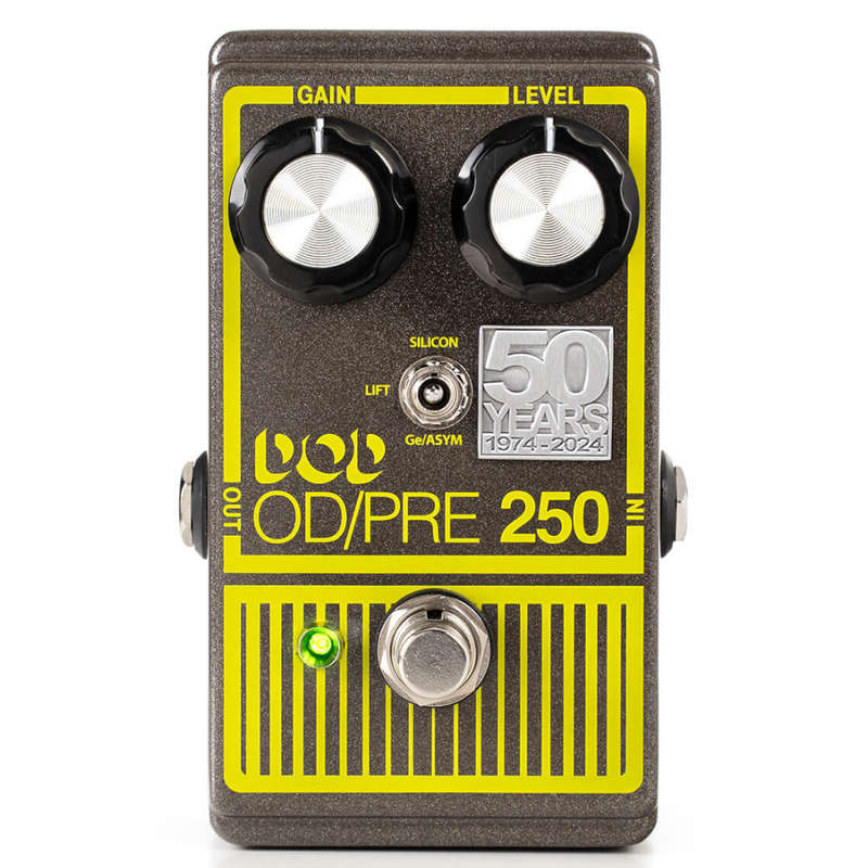DOD Overdrive Preamp 250 Pedal - 50th Anniversary Edition