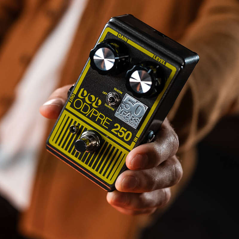 DOD Overdrive Preamp 250 Pedal - 50th Anniversary Edition