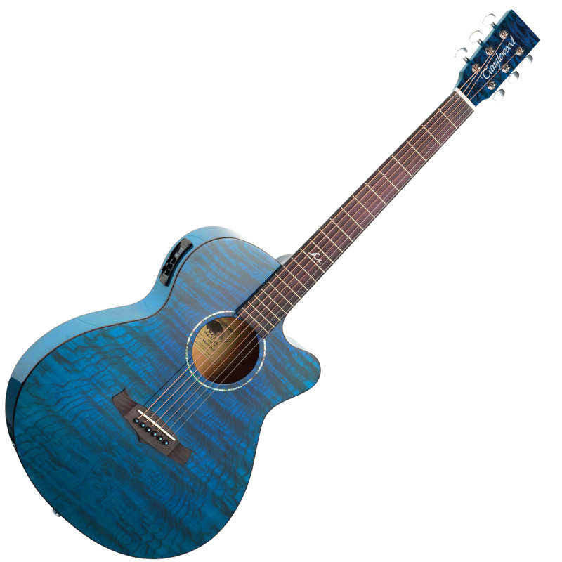 Tanglewood TA4CE Acoustic-Electric Guitar - Serenity Blue Gloss