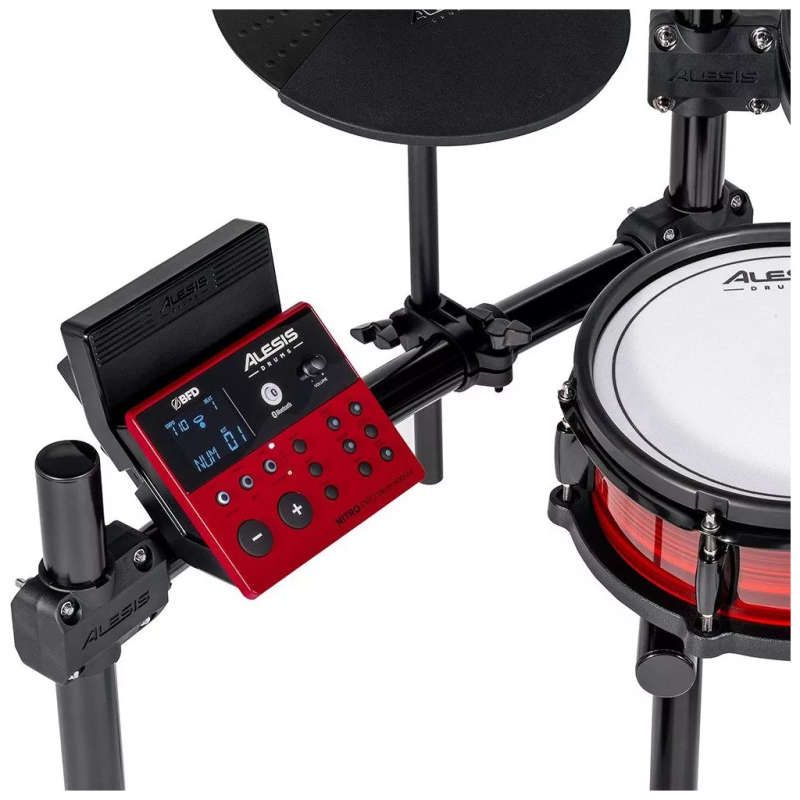 Alesis Nitro Pro Electronic Drum Kit - 8-piece with Mesh Heads and Bluetooth
