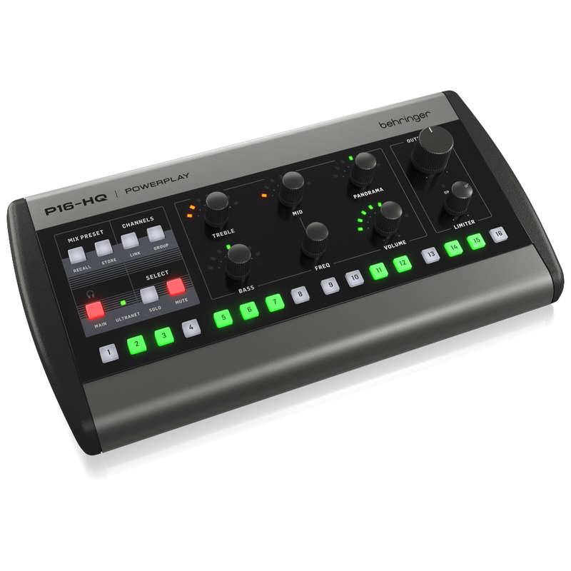 Behringer Powerplay P16-HQ 16-channel Digital Personal Mixer