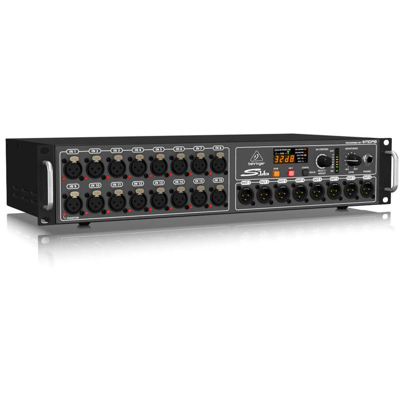 Behringer S16 16-input / 8-output Digital Stage Box