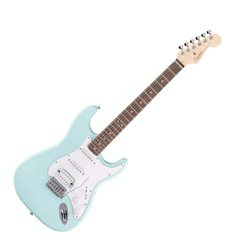 Squier by Fender Debut Stratocaster® HSS Electric Guitar - Laurel Fingerboard - Daphne Blue