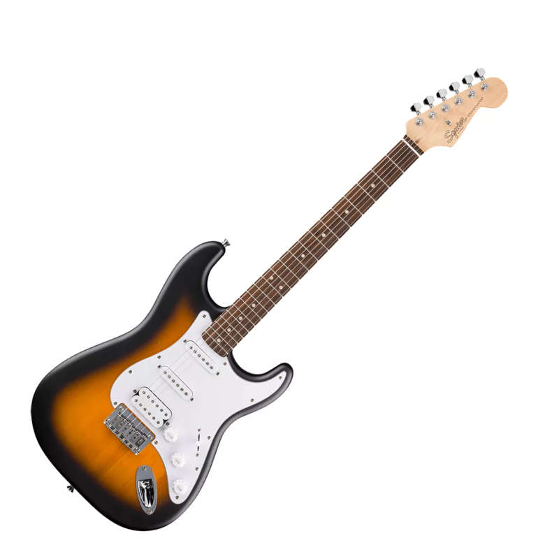 Squier by Fender Debut Stratocaster® HT HSS Electric Guitar - Laurel Fingerboard - 2-Color Sunburst