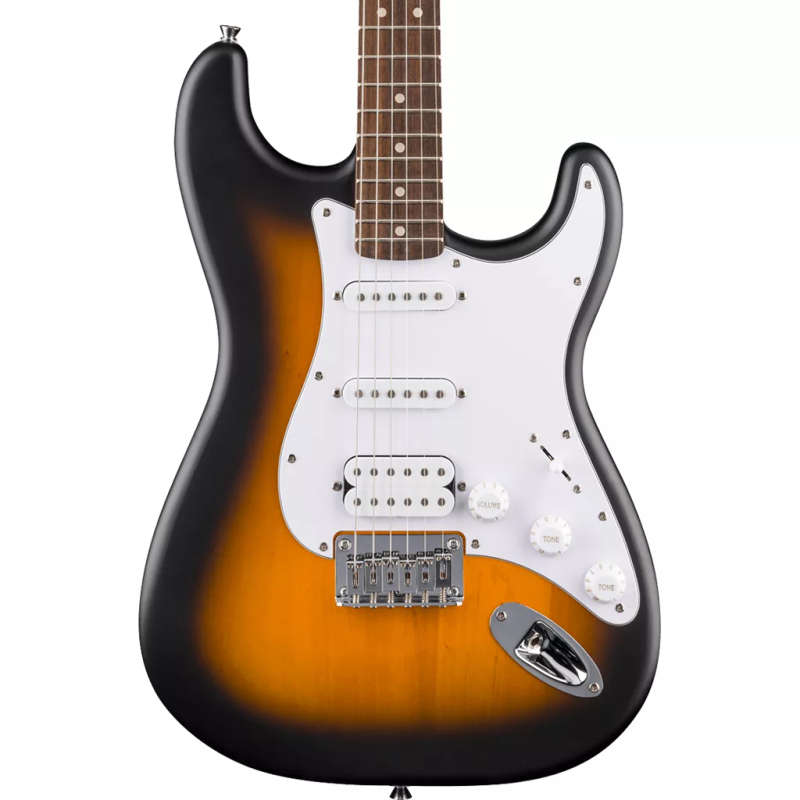 Squier by Fender Debut Stratocaster® HT HSS Electric Guitar - Laurel Fingerboard - 2-Color Sunburst