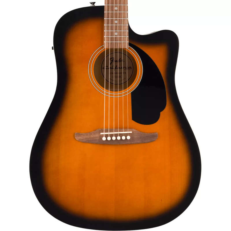 Fender California Debut Redondo CE Acoustic Guitar Chrome Fingerboard - 2-Color Sunburst