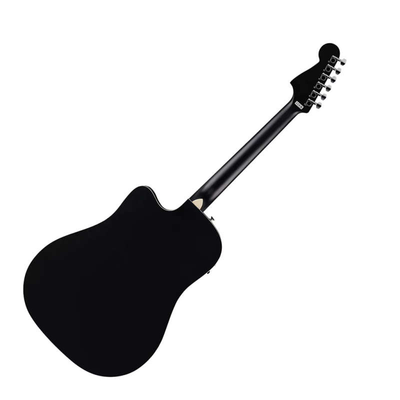 Fender California Debut Redondo CE Acoustic Guitar Chrome Fingerboard - Black