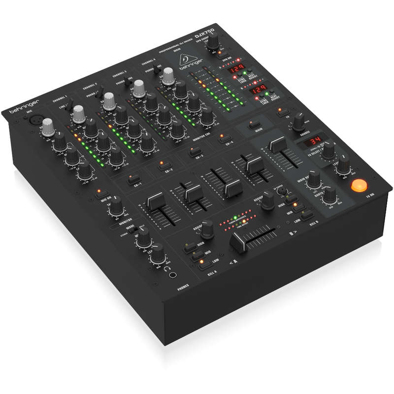 Behringer Pro Mixer DJX750 4-channel DJ Mixer