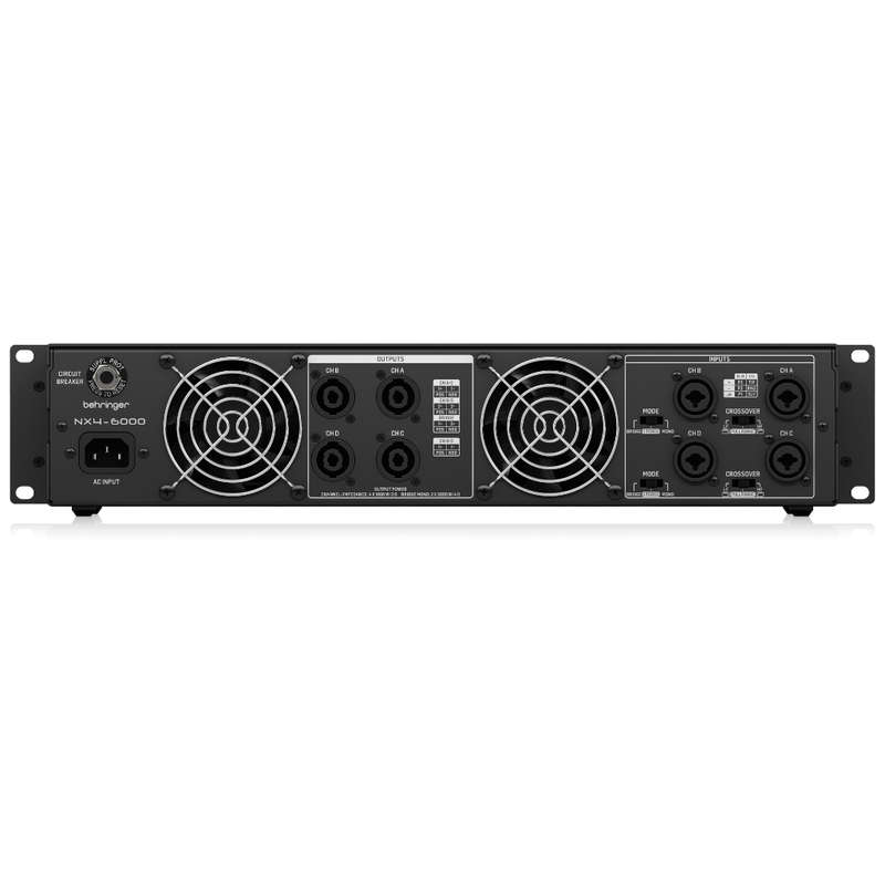 Behringer NX4-6000 6000W 4-channel Power Amplifier