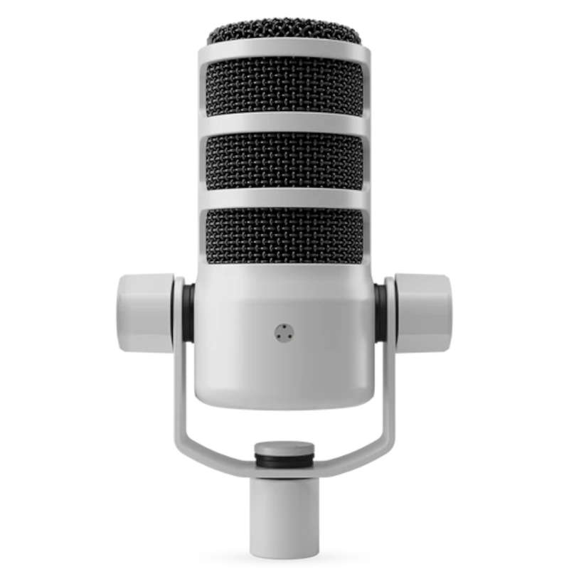 Rode PodMic Cardioid Dynamic Broadcast Microphone - White