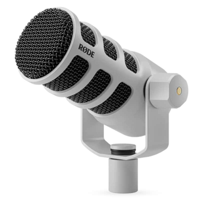 Rode PodMic Cardioid Dynamic Broadcast Microphone - White