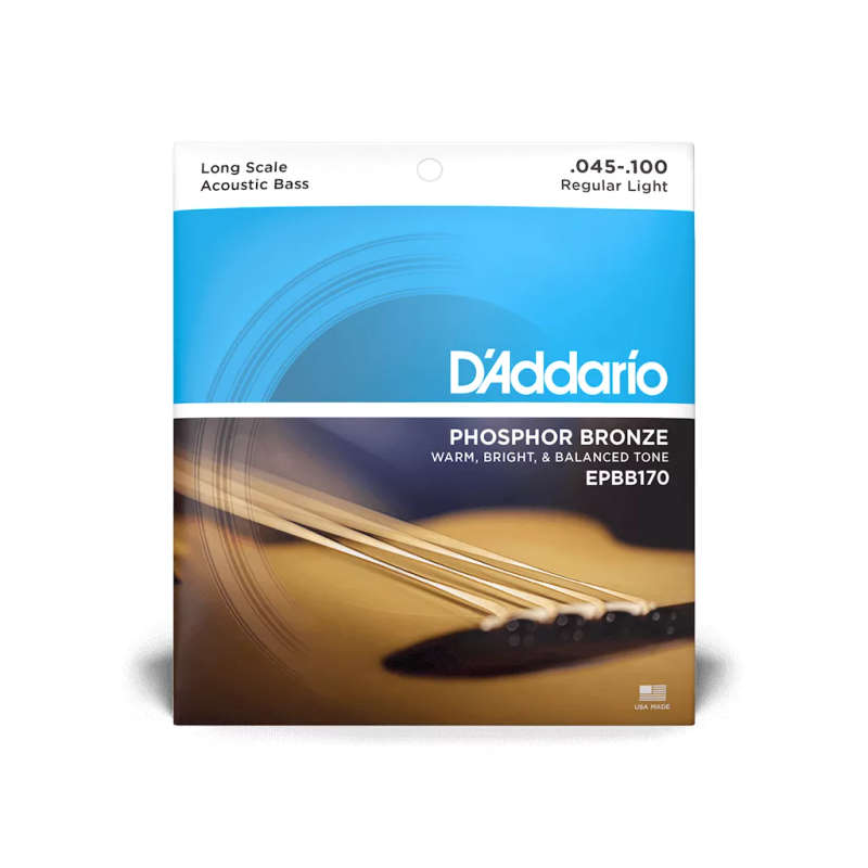 D'Addario 45-100 Regular Light Long Scale Acoustic Bass Strings