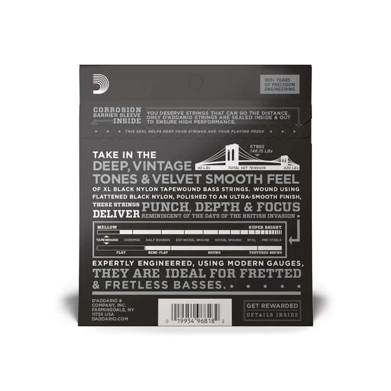 D'Addario 50-105 Medium Long Scale Bass Strings