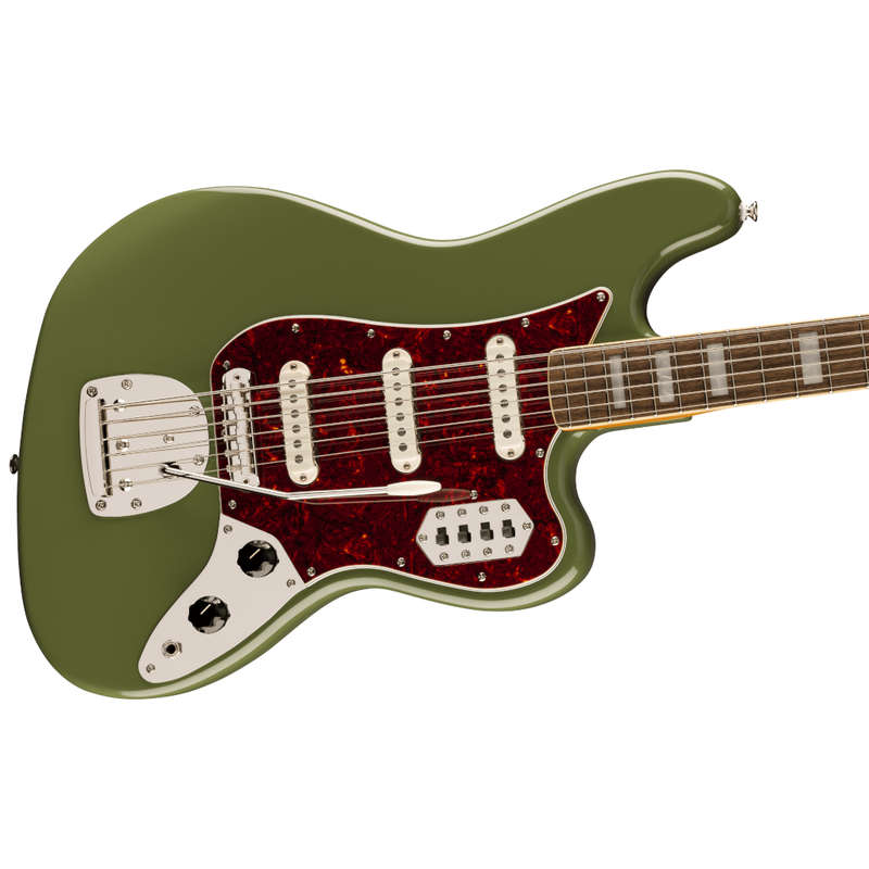 Squier by Fender FSR Classic Vibe Bass VI - Laurel Fingerboard w/ Matching Headstock - Olive