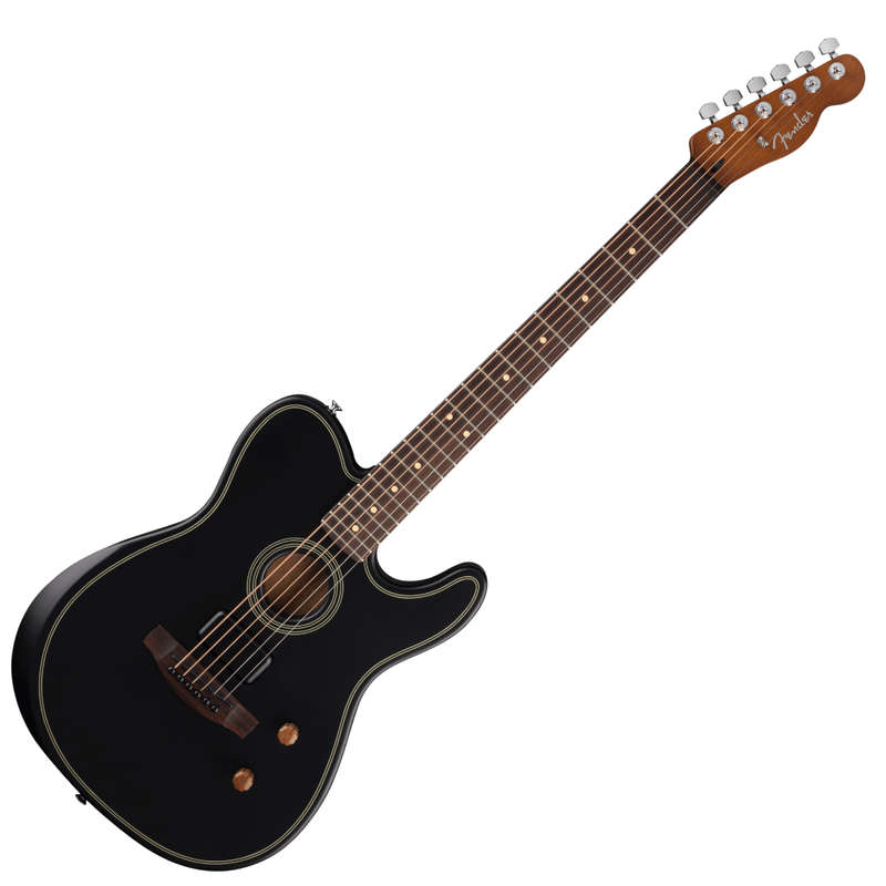 Fender Acoustasonic Standard Telecaster Acoustic-electric Guitar - Black