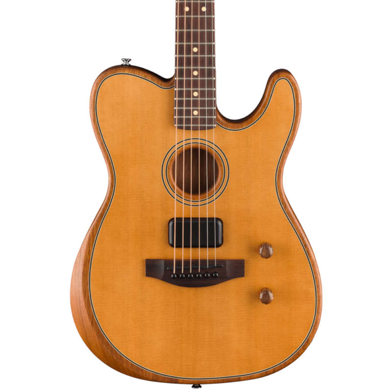 Fender Acoustasonic Standard Telecaster Acoustic-electric Guitar - Aged Natural