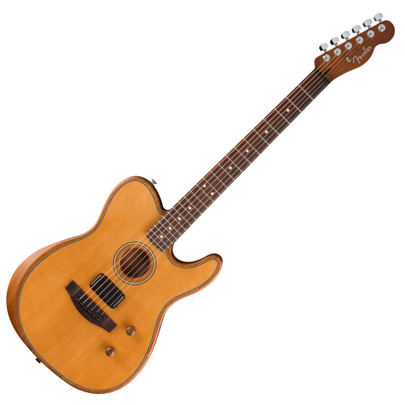 Fender Acoustasonic Standard Telecaster Acoustic-electric Guitar - Aged Natural