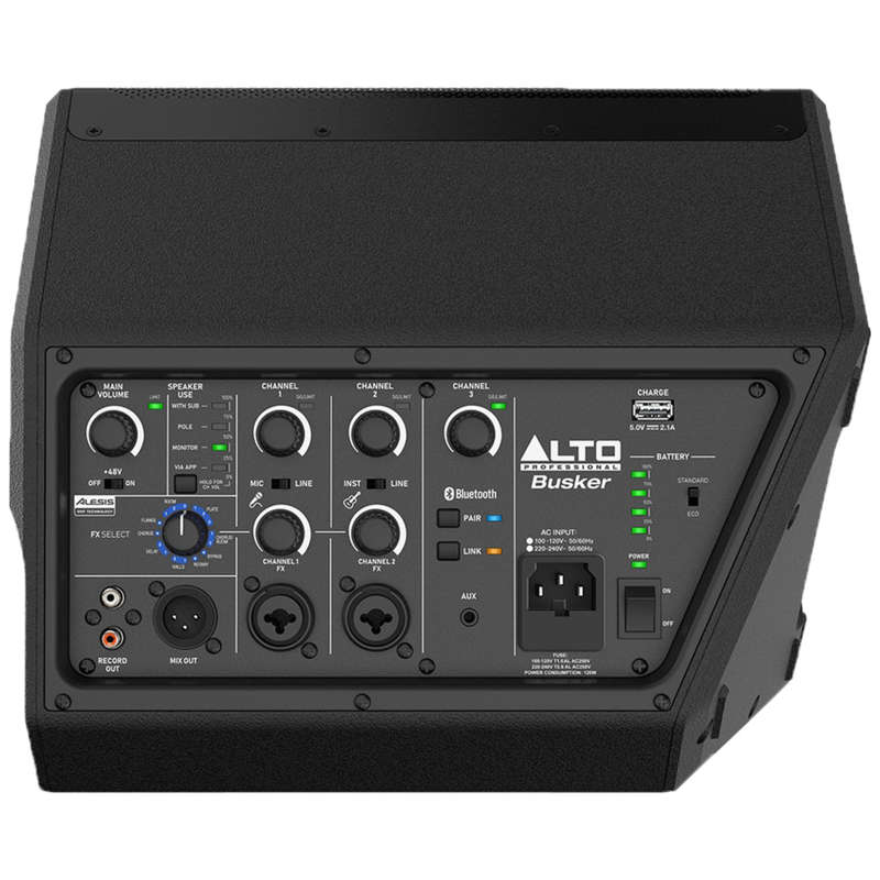 Alto Professional Busker Portable 200-watt Battery-powered PA Speaker