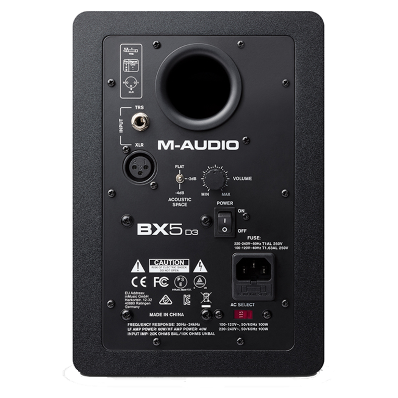 M-Audio BX5 D3 5 Powered Studio Reference Monitors  (Pair)
