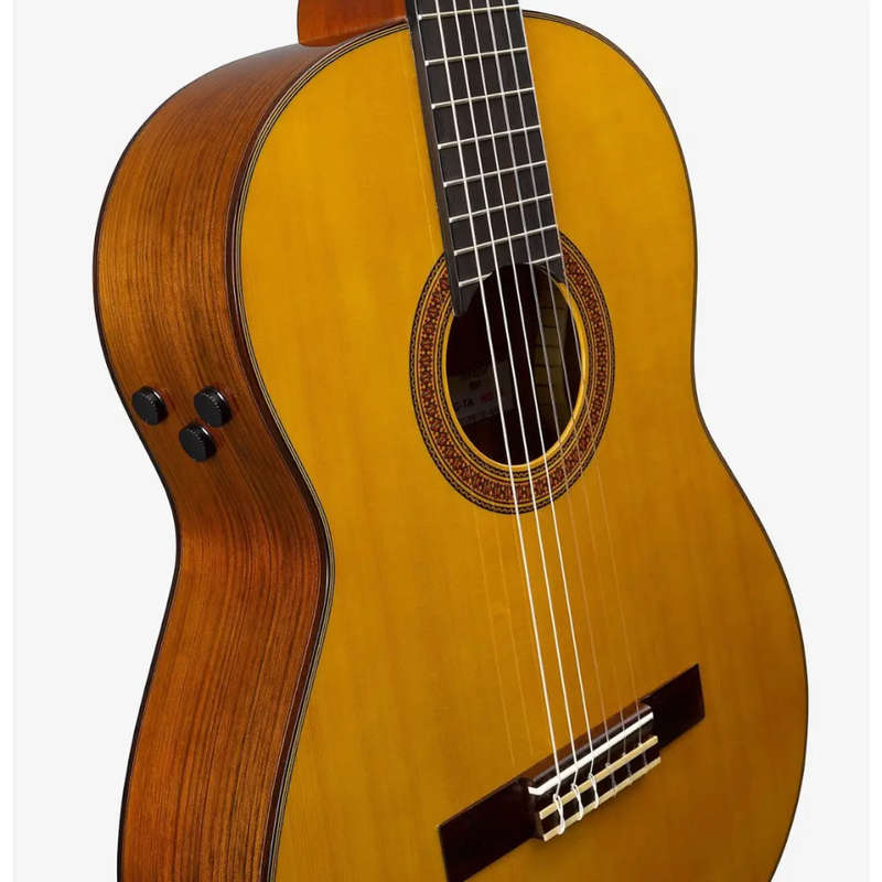 Yamaha CG-TA TransAcoustic Nylon String Guitar - Natural Gloss