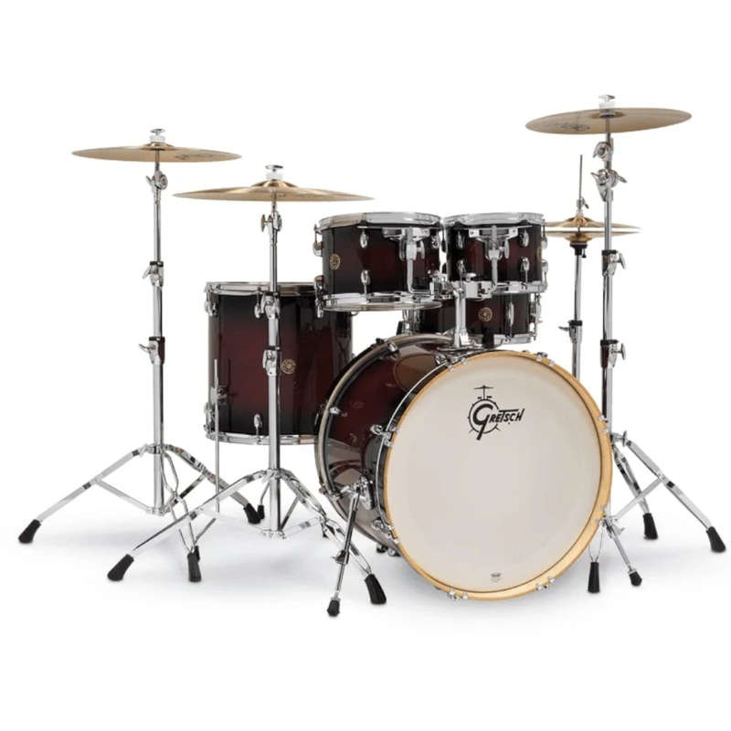Gretsch Drums Catalina Maple CM1-E825 5-piece Shell Pack with Snare Drum - Deep Cherry Burst - (E...