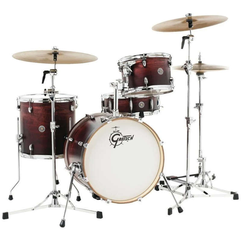 Gretsch Drums Catalina Club CT1-J484 4-piece Shell Pack with Snare Drum - Satin Antique Fade - (E...