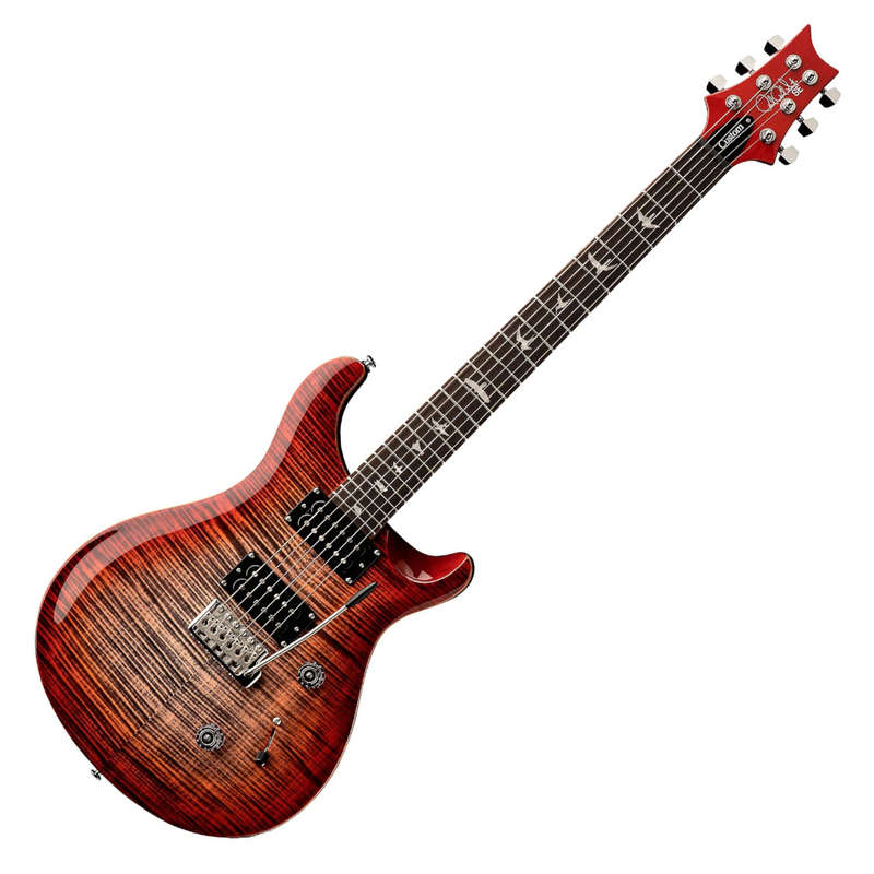 PRS SE Custom 24 Electric Guitar - Charcoal Cherry Burst