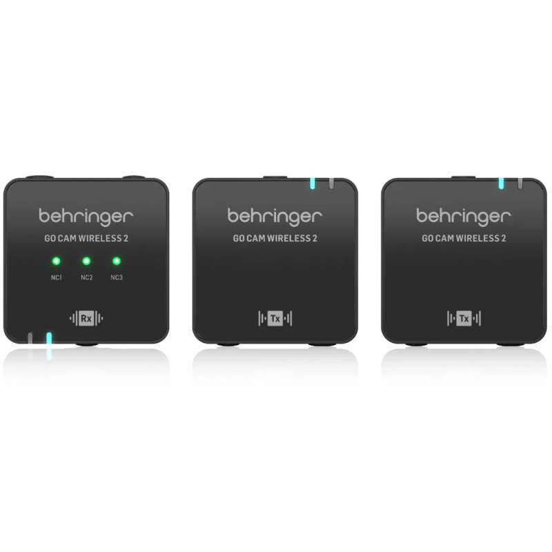 Behringer GO CAM Wireless 2 - Digital Wireless Dual Clip-On Microphone System
