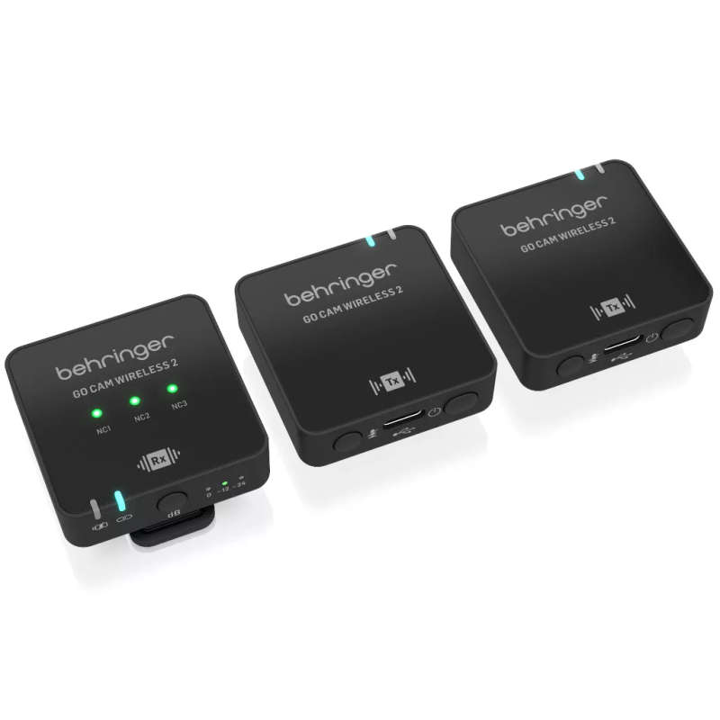 Behringer GO CAM Wireless 2 - Digital Wireless Dual Clip-On Microphone System
