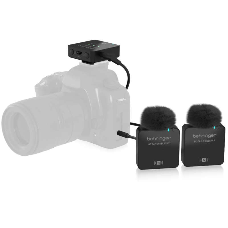 Behringer GO CAM Wireless 2 - Digital Wireless Dual Clip-On Microphone System