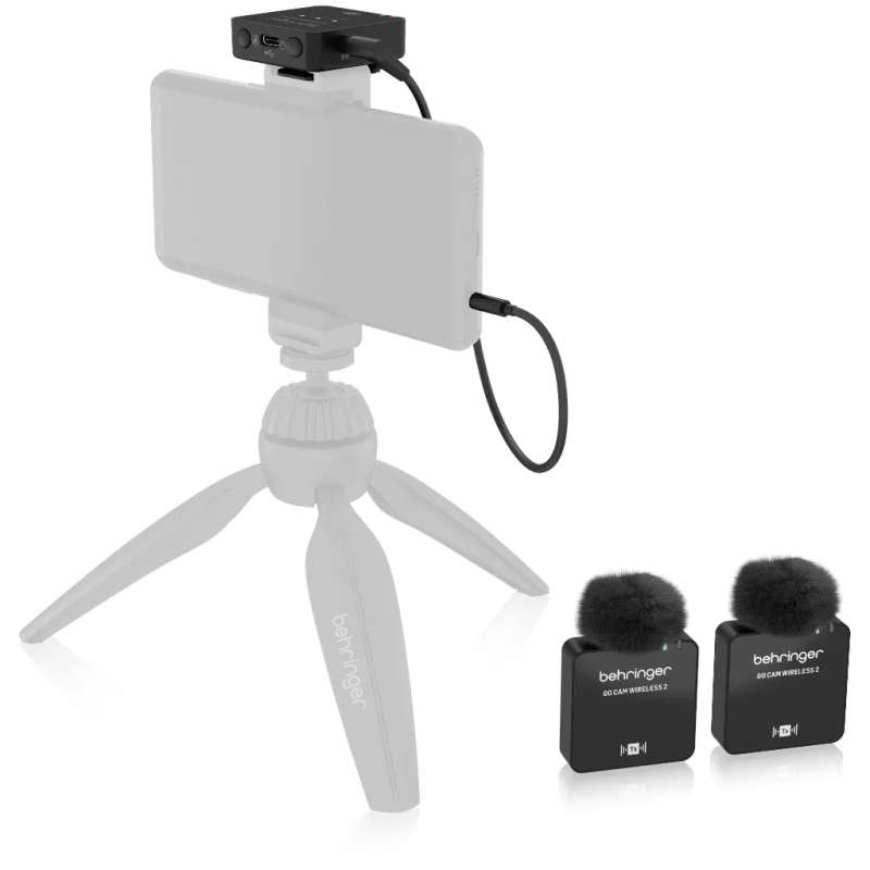 Behringer GO CAM Wireless 2 - Digital Wireless Dual Clip-On Microphone System