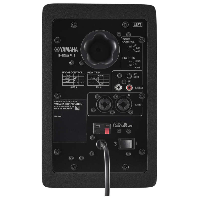 Yamaha HS4 4.5-inch Powered Studio Monitor Pair - Black