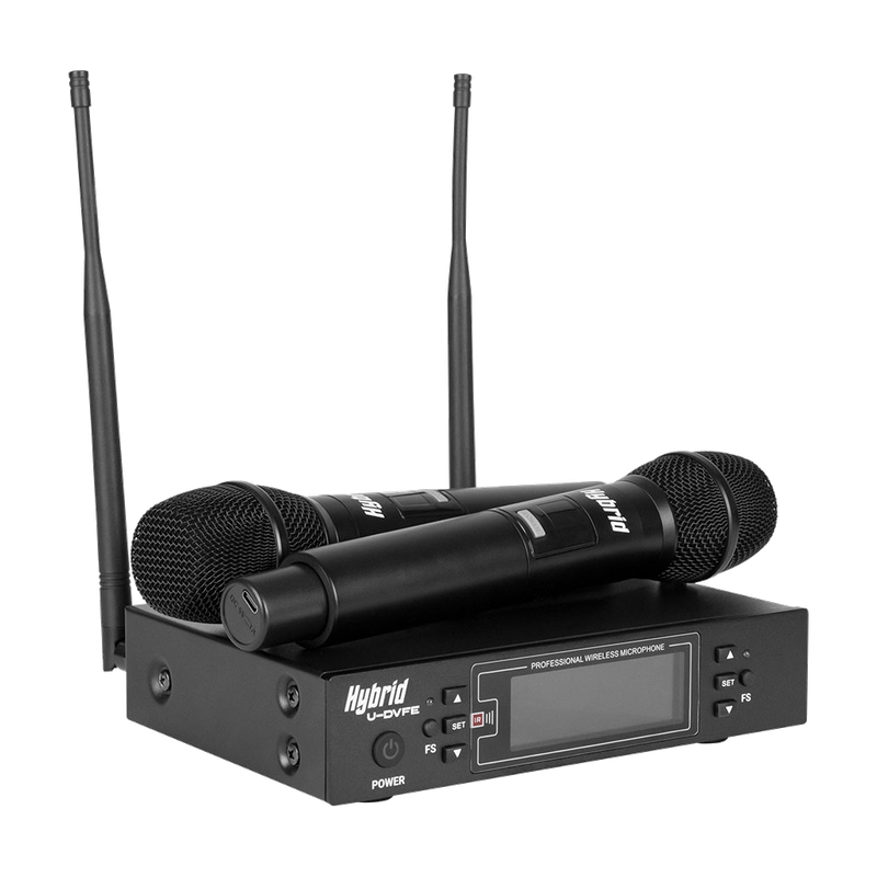 HYBRID U-DV FE Dual H/H UHF Wireless Microphone