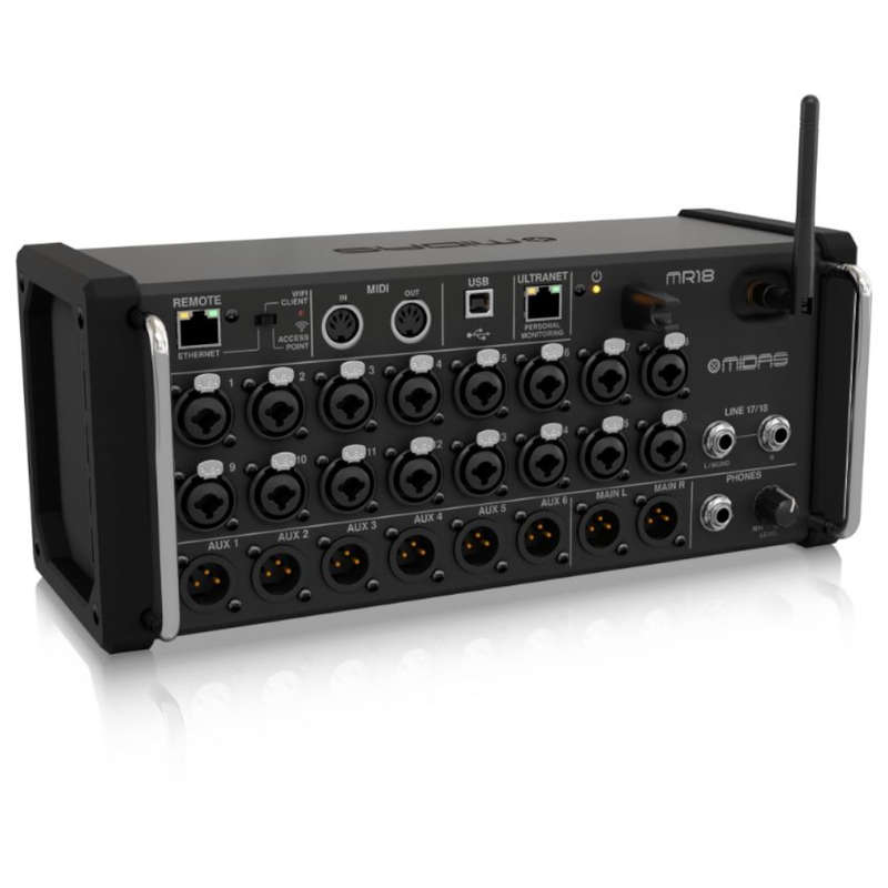 Midas MR18 18-channel Tablet-controlled Digital Mixer